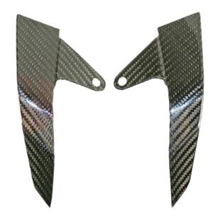 适用摩托车yamaha雅马哈MT09 FZ09改装碳纤维头灯饰板外观件2014+