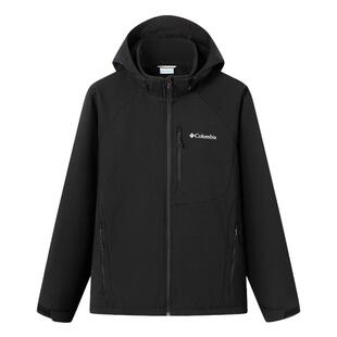 Columbia哥伦比亚户外男25秋冬新款加绒拒水软壳衣开衫外套WE6885