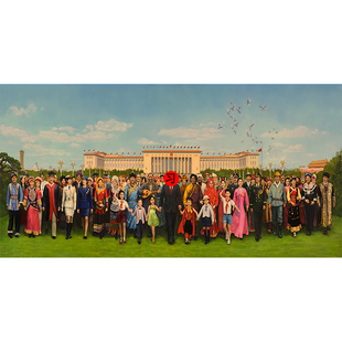 共筑中国梦 秋收起义红色海报复古文艺牛皮纸装饰画挂画壁画画芯