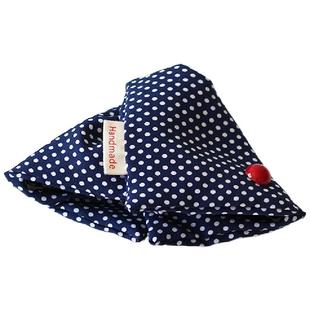 川野法式波点三角形抓夹女新款简约百搭后脑勺盘发鲨鱼夹头饰发饰