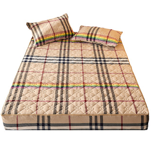 全棉六面全包床笠单件夹棉床垫套席梦思保护套防滑固定床罩床套