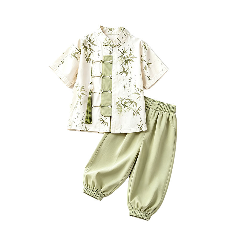 儿童中国风演出服新中式汉服班服
