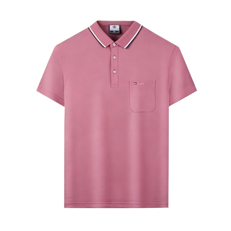 夏季男士t恤短袖中年爸爸polo