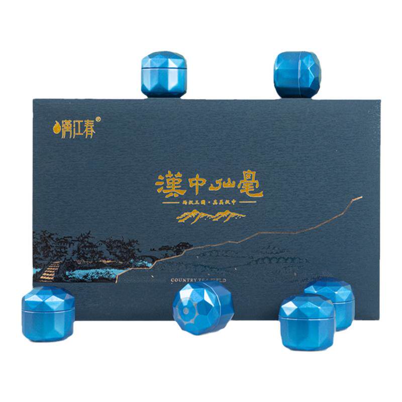 26新茶开园新茶汉中仙毫明前午子仙毫雀舌汉中小罐茶叶礼盒装200g