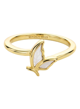 925银MIKOCH蝴蝶戒指轻奢高级感