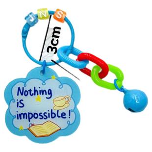 卡通英语钥匙扣挂件书包挂件学生礼物英语老师送学生亚克力钥匙扣