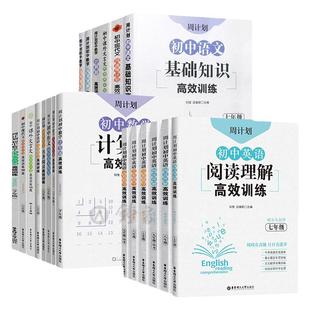周计划七年级数学计算题专项训练初中语文课外文言文阅读训练八年级九年级初一初二现代文练习题初三语文基础知识高效训练100篇