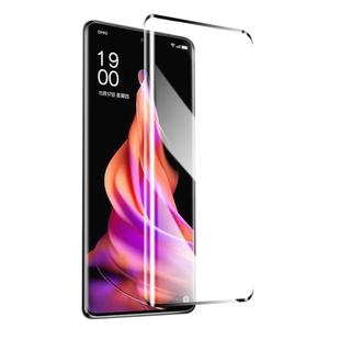 适用opporeno9钢化膜防指纹玻璃reno9pro手机贴膜全屏覆盖reno9pro+曲面水凝膜防摔保护opop全包边高清抗蓝光