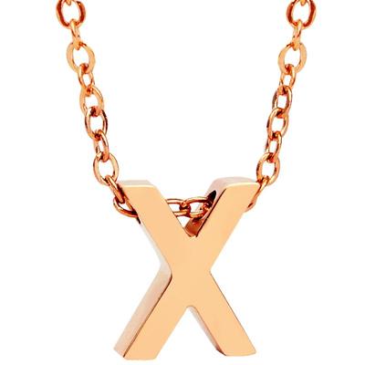 X字母钛钢项链女高级感不掉色