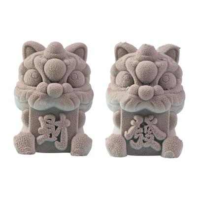 醒狮新年硅胶模具慕斯奶冻巧克力