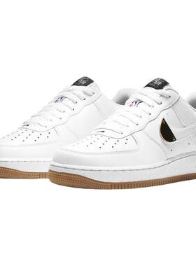 Nike空军一号白黑红男板鞋低帮