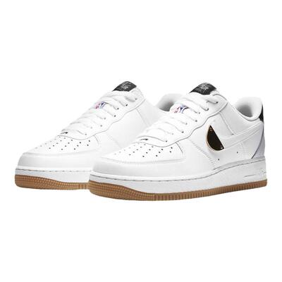 Nike空军一号白黑红男板鞋低帮