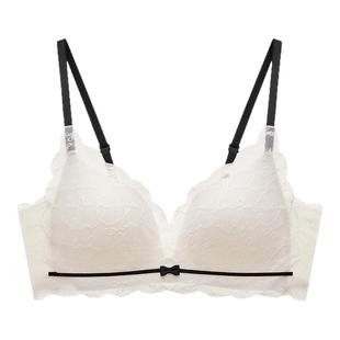【李一桐同款】兰卓丽自由心动法式性感蕾丝聚拢文胸女无钢圈舒适