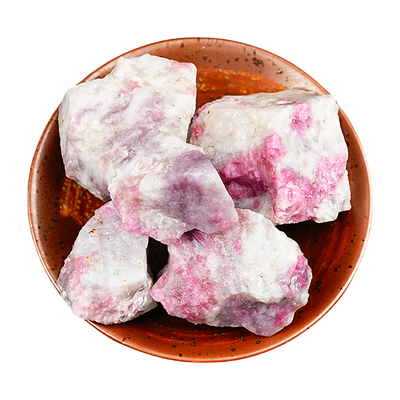 晶拉霸天然梅花碧玺原石摆件