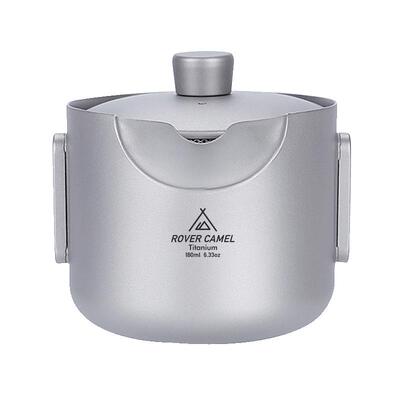 揽胜户外泡茶器细密过滤纯钛健康