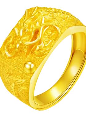 奢华男高端立体精致戒指霸气百搭