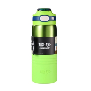 新升级儒乐防摔弹盖直饮保温杯高颜值学生儿童上学男女孩316L水杯