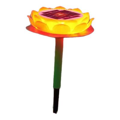 太阳能莲花灯播放器夜晚亮灯播放