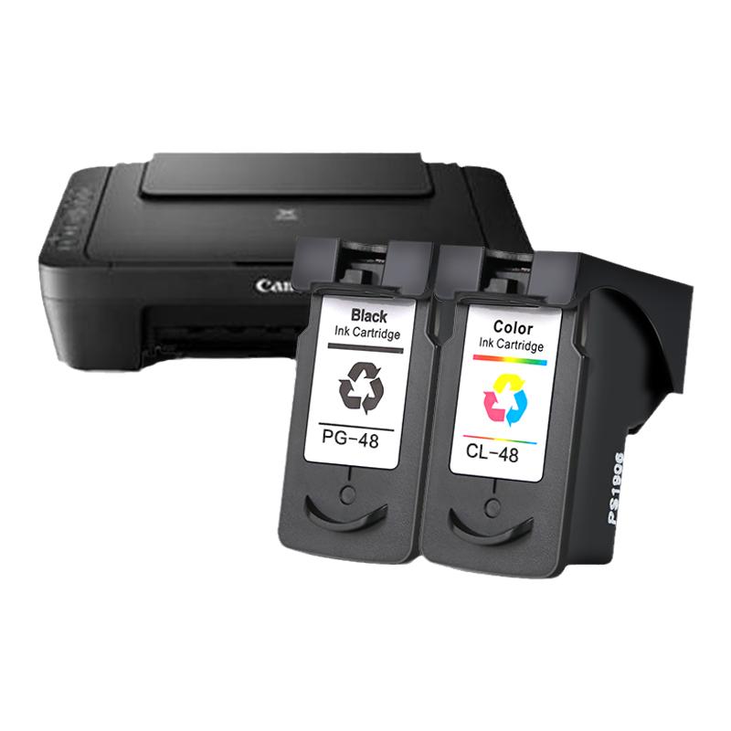 适用佳能E478墨盒可加墨PG-48黑色CL58彩色E408 E418 E488一体机E468 E4280打印机478连供墨水盒PIXMA才进911