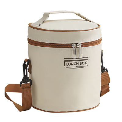 饭盒袋加厚保温手提包圆形铝箔学