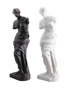 希腊女神欧式风样板间售楼处雕塑