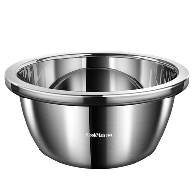 德国316不锈钢盆食品级特大加厚