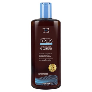 现货 美国True+Real洗发水0.5%煤焦油去屑止痒清爽控油473ml