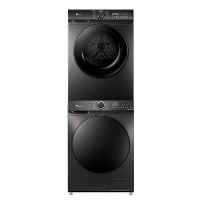 [水魔方]小天鹅洗烘套装12KG洗衣机+10KG热泵烘干衣组合618P+02