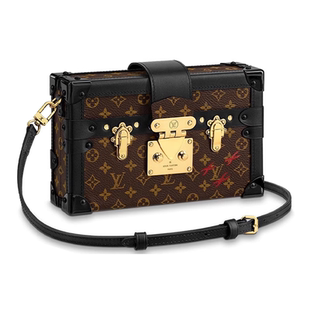 9.9新Louis Vuitton/路易威登PETITE MALLE方盒子包女中号手提包