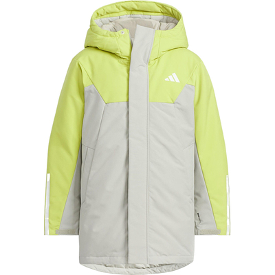 Adidas/阿迪达斯正品JK L PARKA DOWN儿童保暖拼接羽绒服KC5410