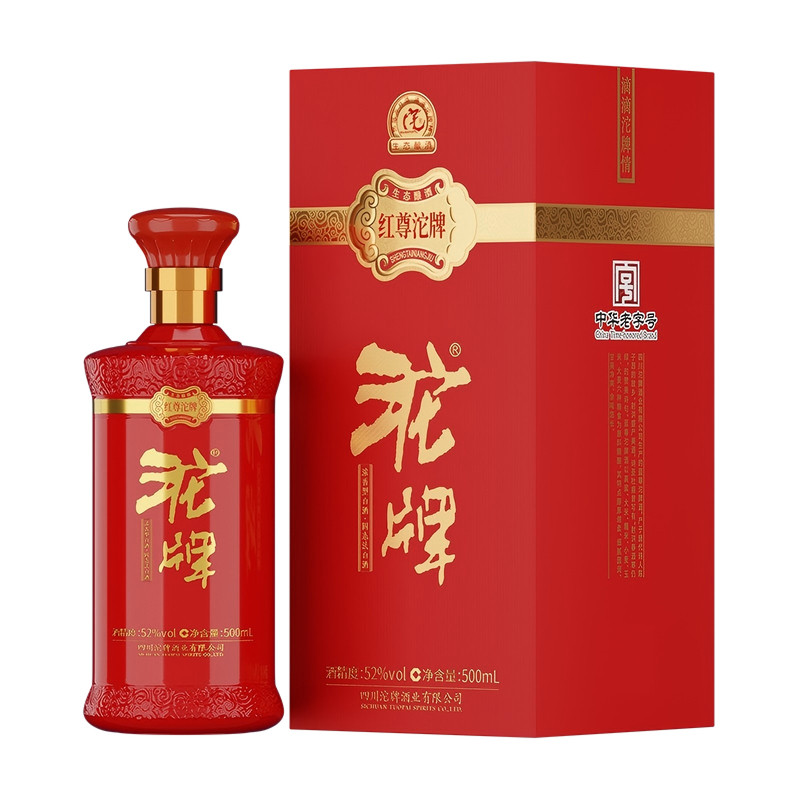 沱牌舍得红尊52度500ml*6整箱装