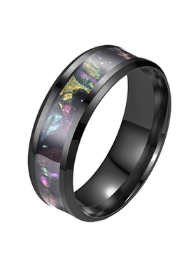 云紫幽梦-高级感钛钢食指戒指飒