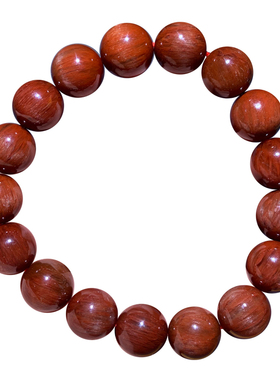 天然顺发莹润红兔毛手链女饰品