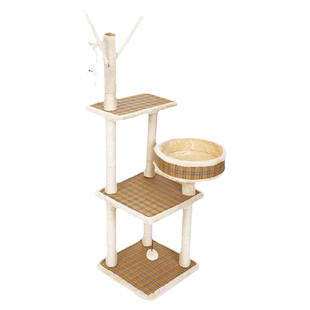 猫爬架小户型猫窝猫树一体剑麻猫抓柱猫咪用品小型猫咪跳台猫架子