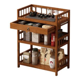 茶水柜小茶几家用泡茶台茶叶茶具收纳架茶桌侧边柜茶柜架子置物柜
