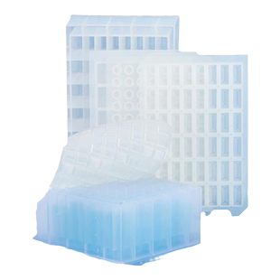 比克曼生物深孔板96孔硅胶盖子细菌储存板塑料有孔板磁棒套硅胶垫