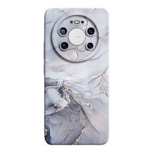 鎏金水墨适用华为mate60pro手机壳mate80男mate新款pro保护60套e防摔40全包mt壳30六零20女50镜头+的硅胶por