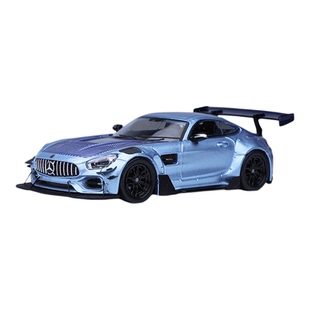 1:64 奔驰AMG GT S改装 静态仿真合金汽车模型桌面摆件 收藏礼物