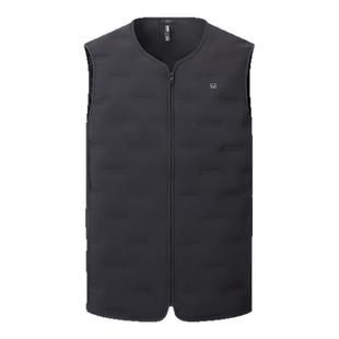 千仞岗2025秋冬新款羽绒服短款修身圆领背心马甲百搭叠穿舒适保暖