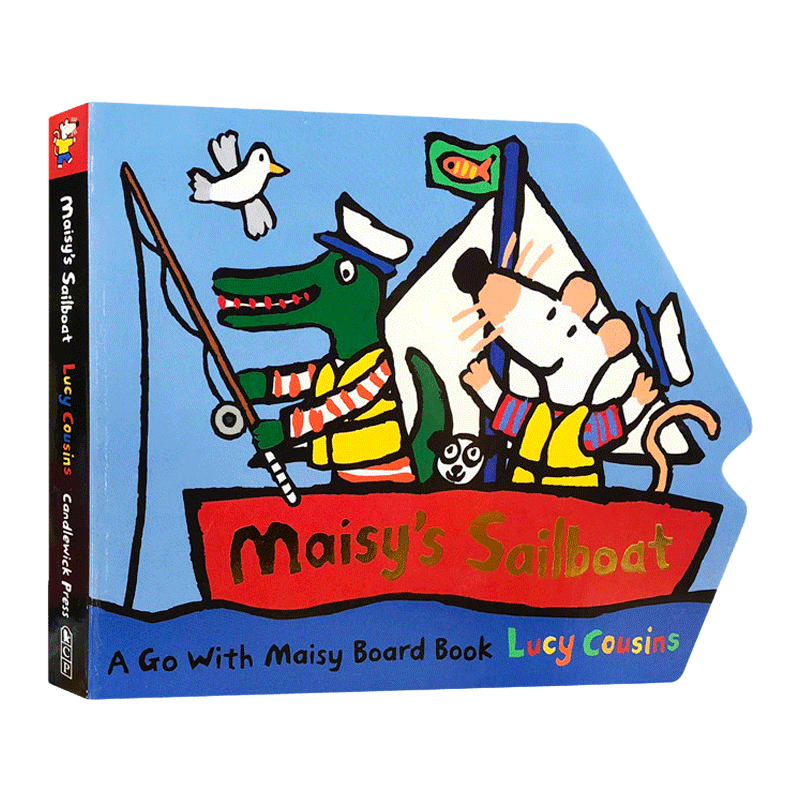 英文原版 Maisy's Sailboat 小鼠波波的帆船 绘本纸板书 儿童启蒙早教阅读 英文版 进口英语原版书籍