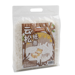 QIQIANWU七千五 仓鼠云松纸条无尘灭菌不粘毛吸湿金丝熊支撑垫料