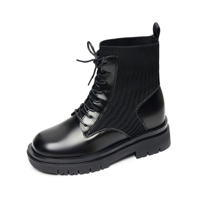 内增高马丁靴女2025新款厚底短靴