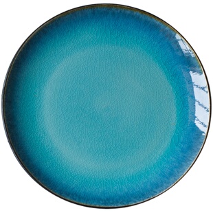 瑕疵好看陶瓷西餐盘子牛排盘平盘菜盘蛋糕点心早餐盘圆盘日式餐具