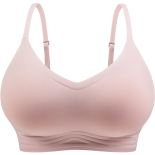 六只兔子波波胸外扩内衣女小胸聚拢显大无痕果冻条软支撑胸罩文胸