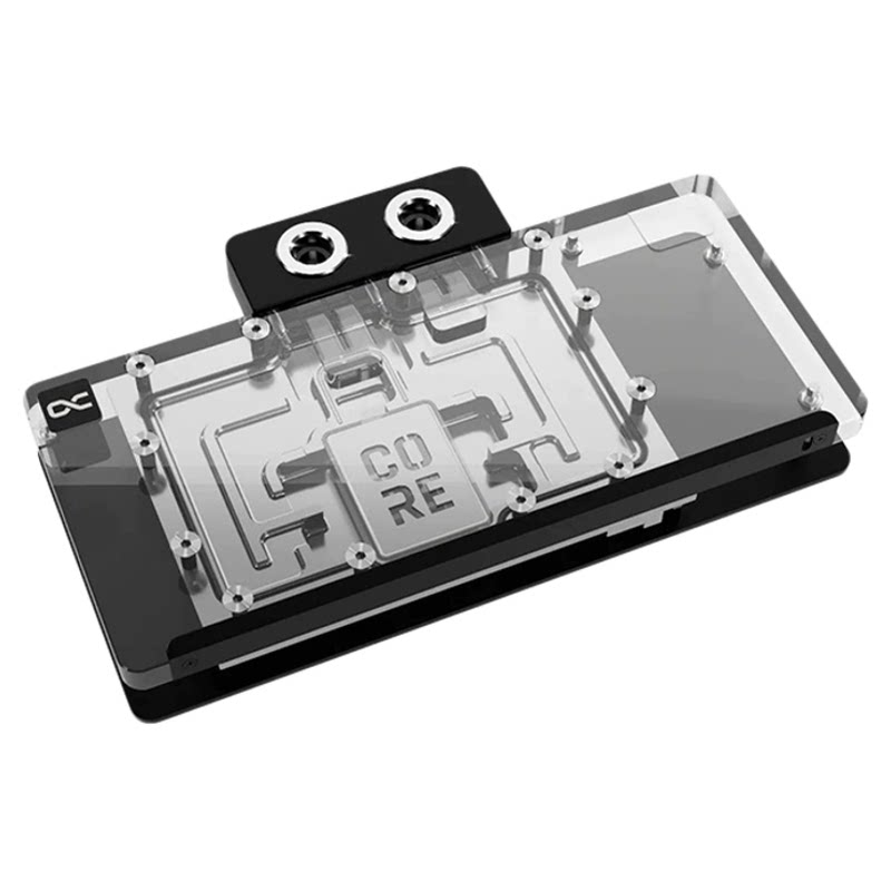 Alphacool Core系列9070显卡分体水冷头兼容RX9070华擎太极蓝宝石