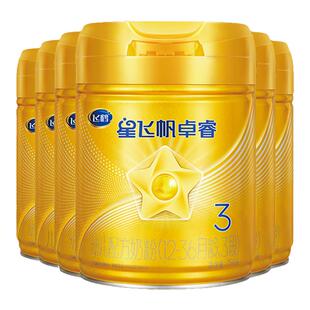 飞鹤奶粉星飞帆卓睿3段幼儿配方奶粉750g*6罐1-3岁老爸抽检牛奶粉