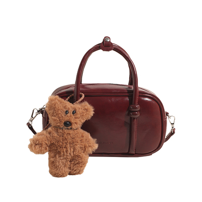 复古小众手提保龄球包