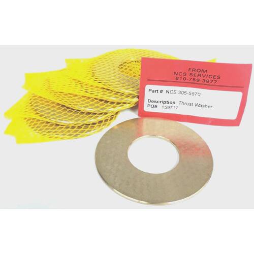 LOT OF 6 NEW NCS 3055570 BRONZE THRUST WASHERS I.D 134 O.D 4