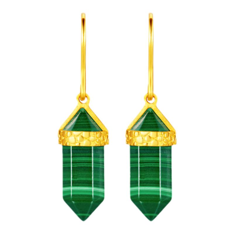 justgold镇金店魔力个性孔雀石