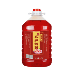 大红浙醋大桶装红醋泡菜专用泡萝卜蘸虾蟹酸甜醋上色烤鸭餐饮商用